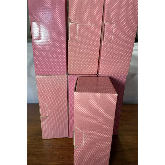 DAYS OF THE WEEK Porcelain Glass DOLLS Set Boxes Accessories Lot of 7 Vintage - Picture 12 of 12